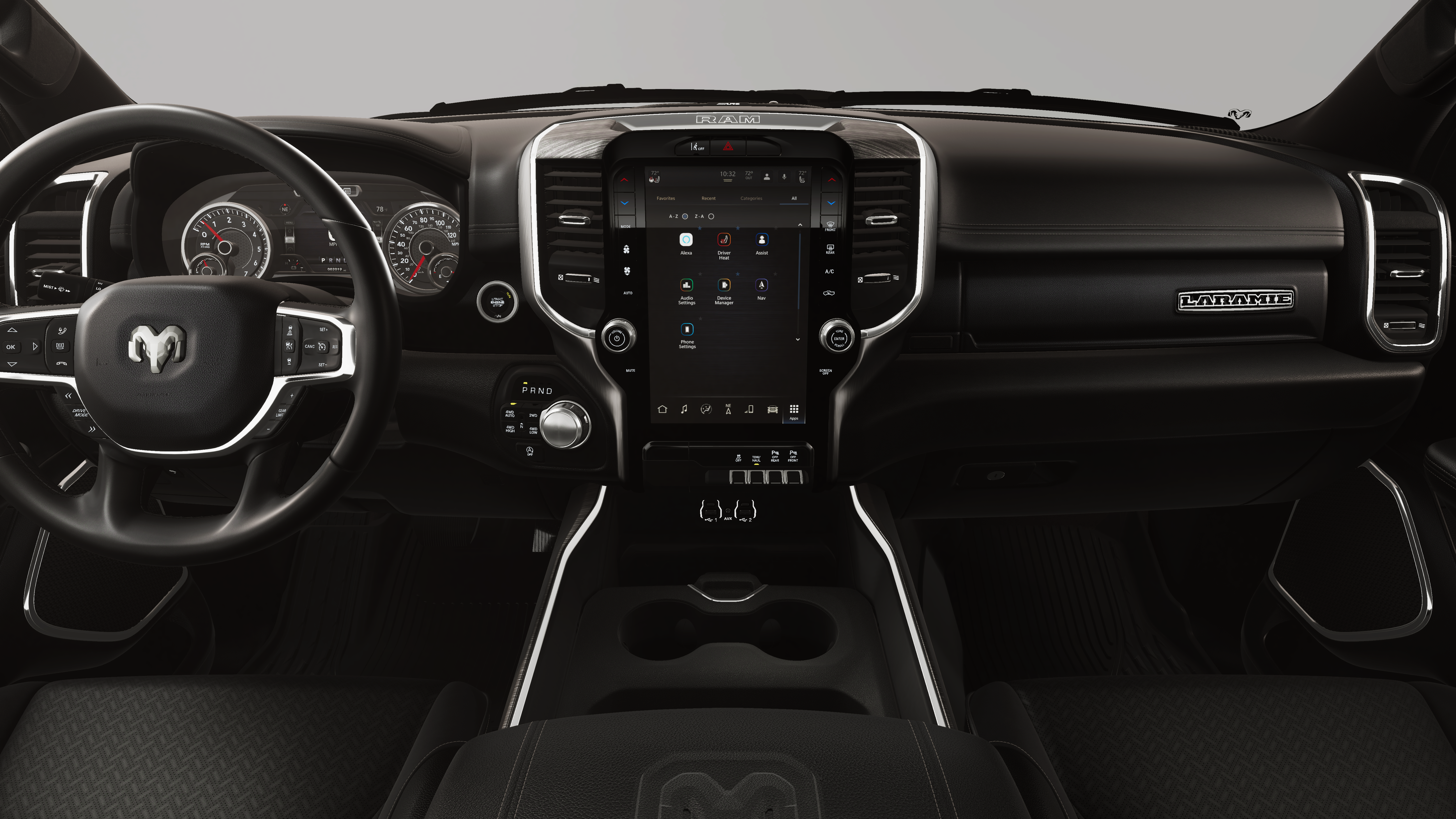 New 2026 Diamond Black Crystal Pearl-Coat Exterior Paint RAM LARAMIE image 18