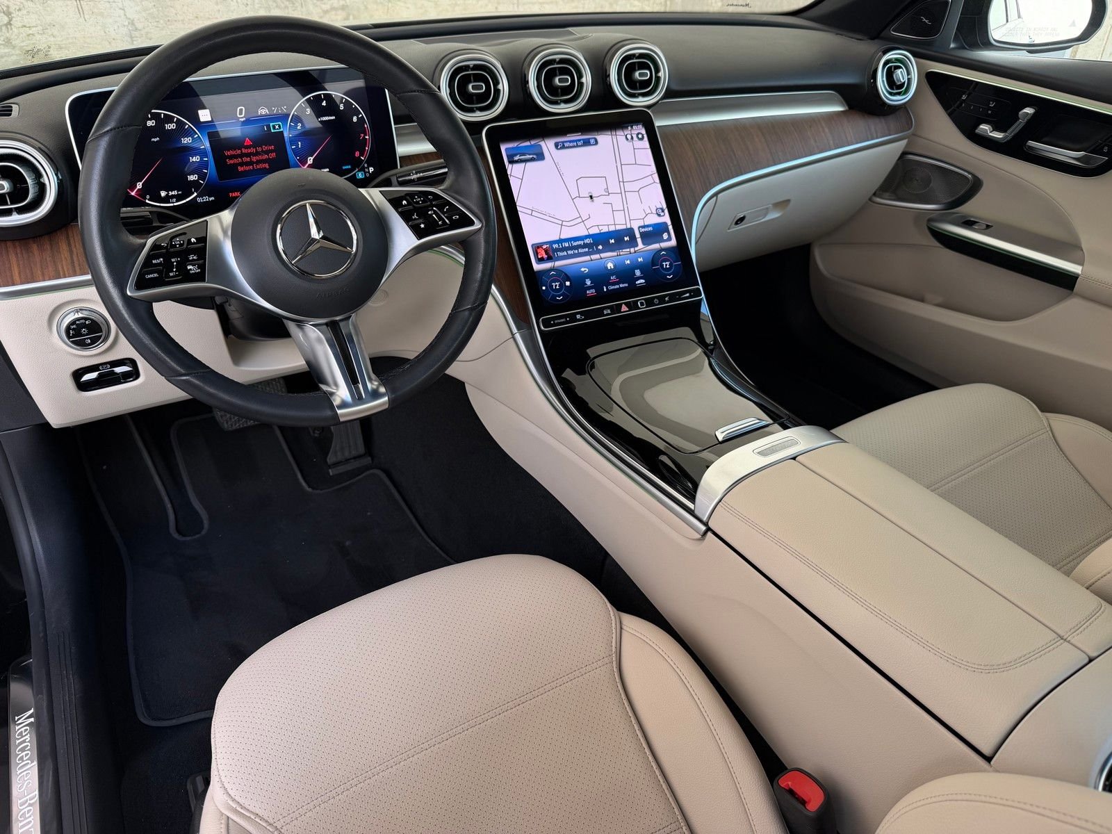 Certified Used 2023 Black Mercedes-Benz C 300 image 2