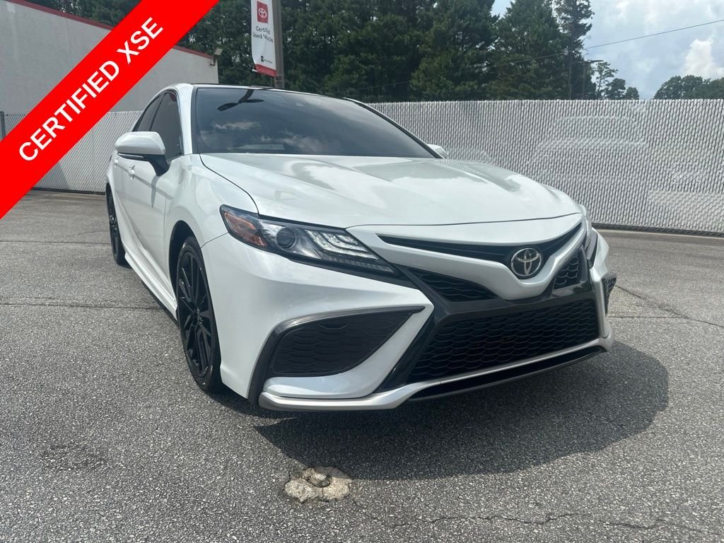 Certified Used 2021 Pearl Toyota XSE image 1