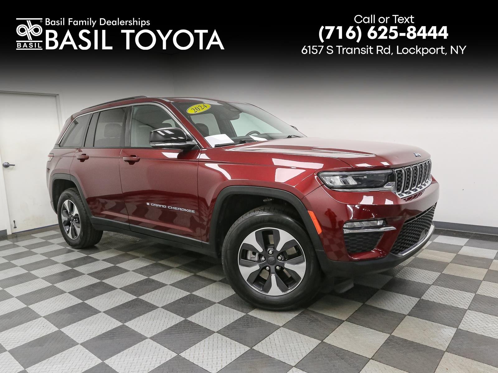Used 2024 Velvet Red Pearlcoat Jeep LIMI image 1