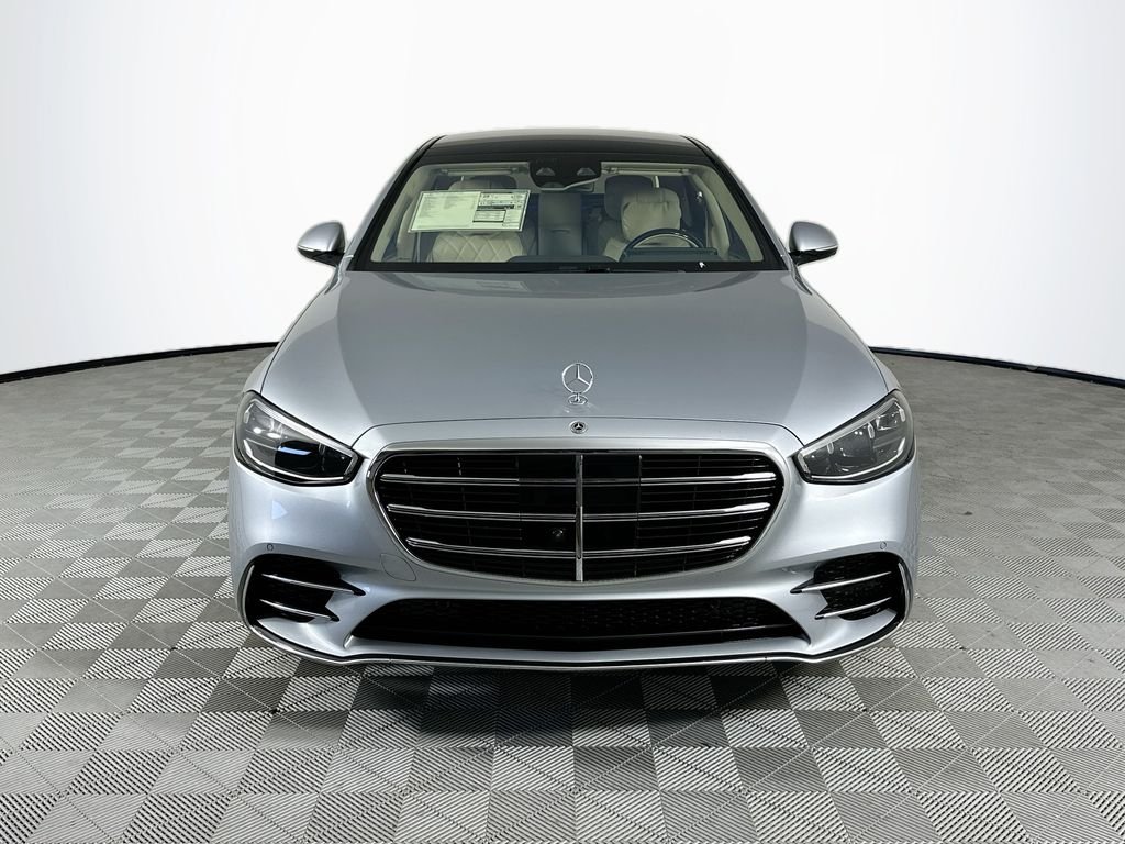 New 2026 Cirrus Silver Metallic Mercedes-Benz S 580 image 2