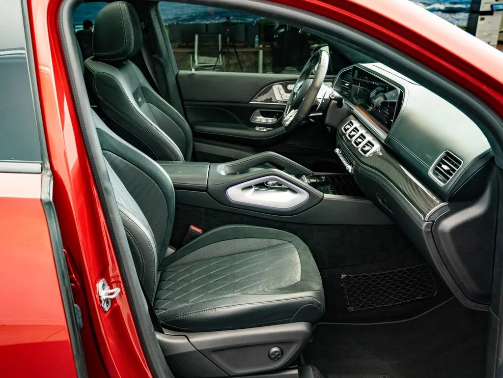 Used 2021 Designo Cardinal Red Metallic Mercedes-Benz GLE 63 S AMG® image 27
