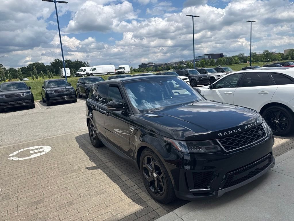 Used 2021 Santorini Black Metallic Land Rover SE image 2