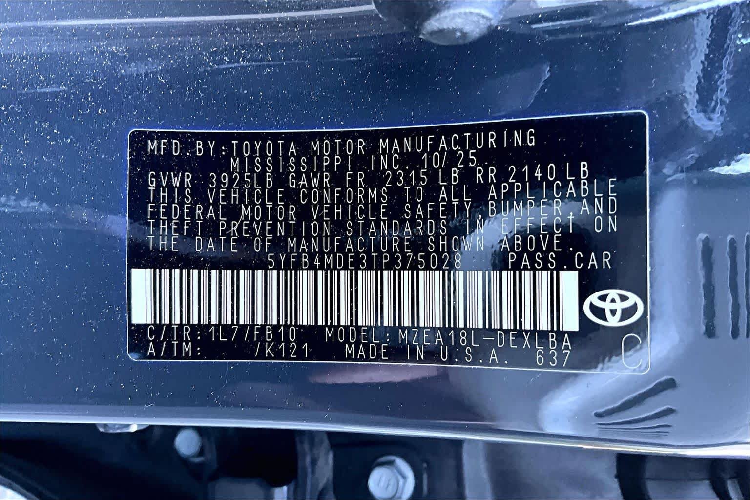 Certified Used 2026 Underground Toyota LE image 36