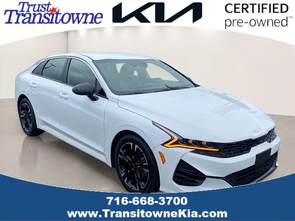 Certified Used 2023 Glacial White Pearl Kia GT-Line image 1