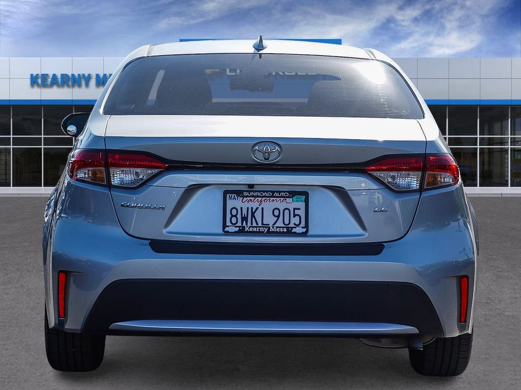 Used 2021 Silver Toyota LE image 5