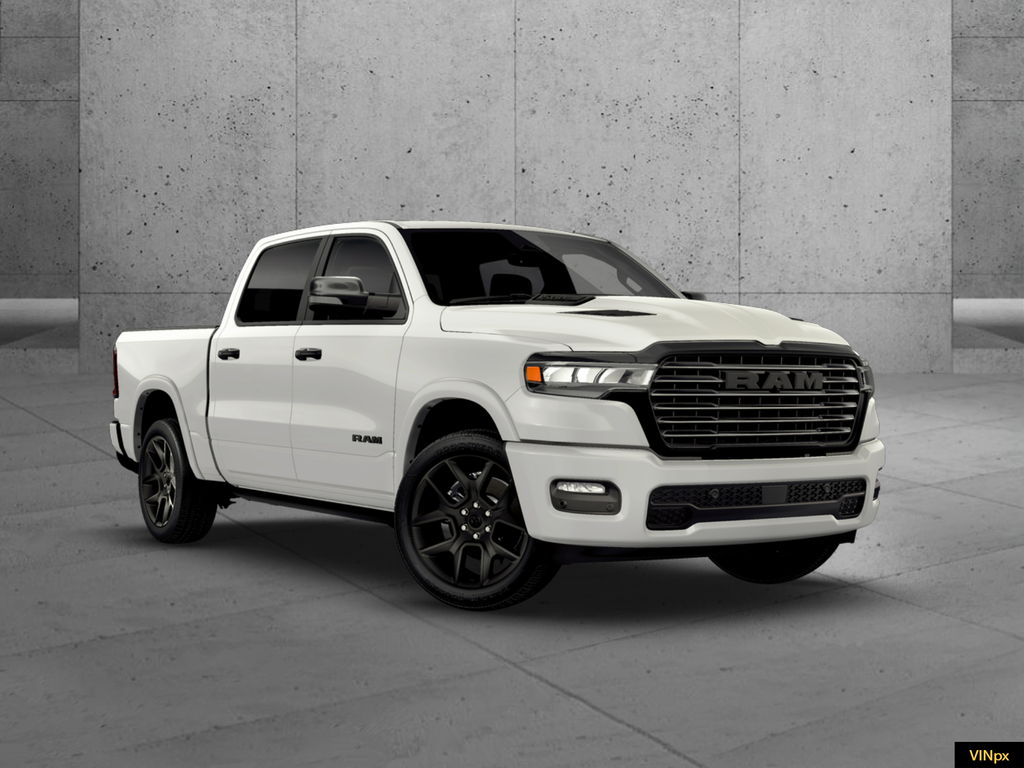 New 2026 Bright White Clear-Coat Exterior Paint RAM Laramie image 10