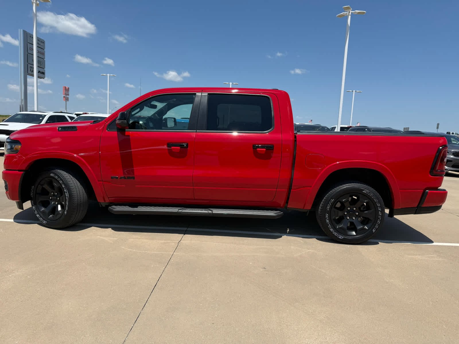 Used 2025 Flame Red Clearcoat Ram Lone Star image 9