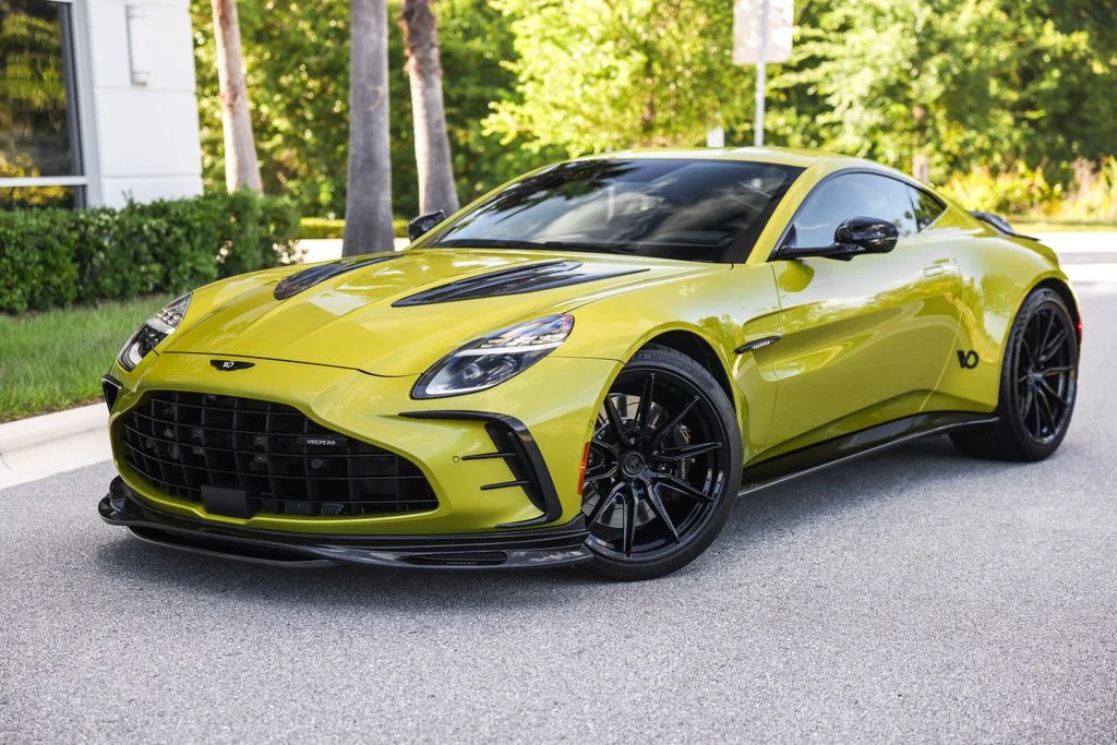 Used 2025 Yellow Aston Martin Base image 33