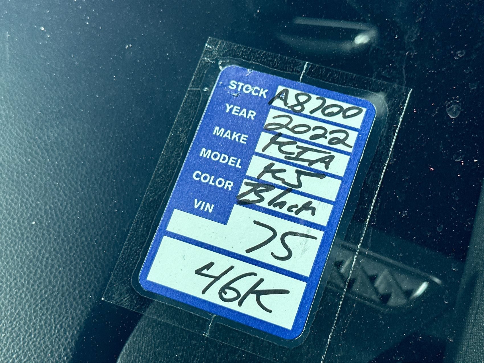 Used 2022 Ebony Black Kia GT-Line image 26