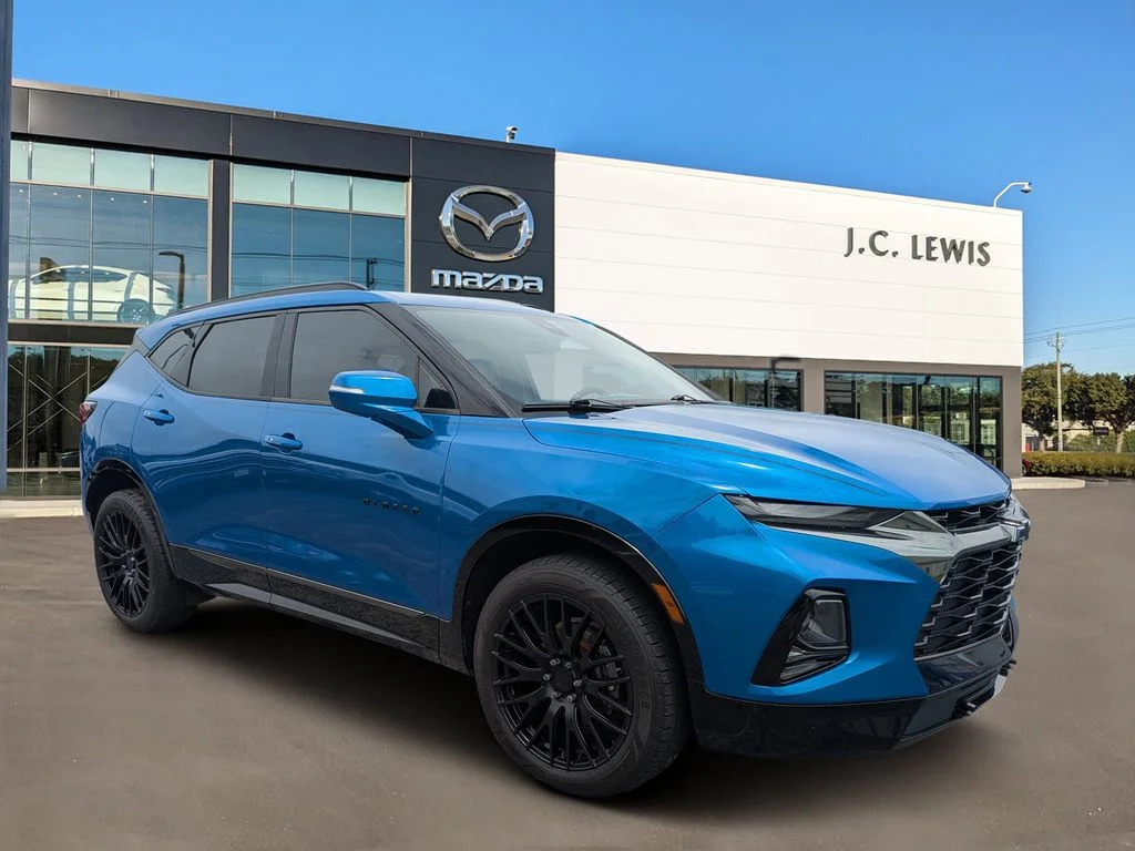 Certified Used 2020 Bright Blue Metallic Chevrolet RS image 1