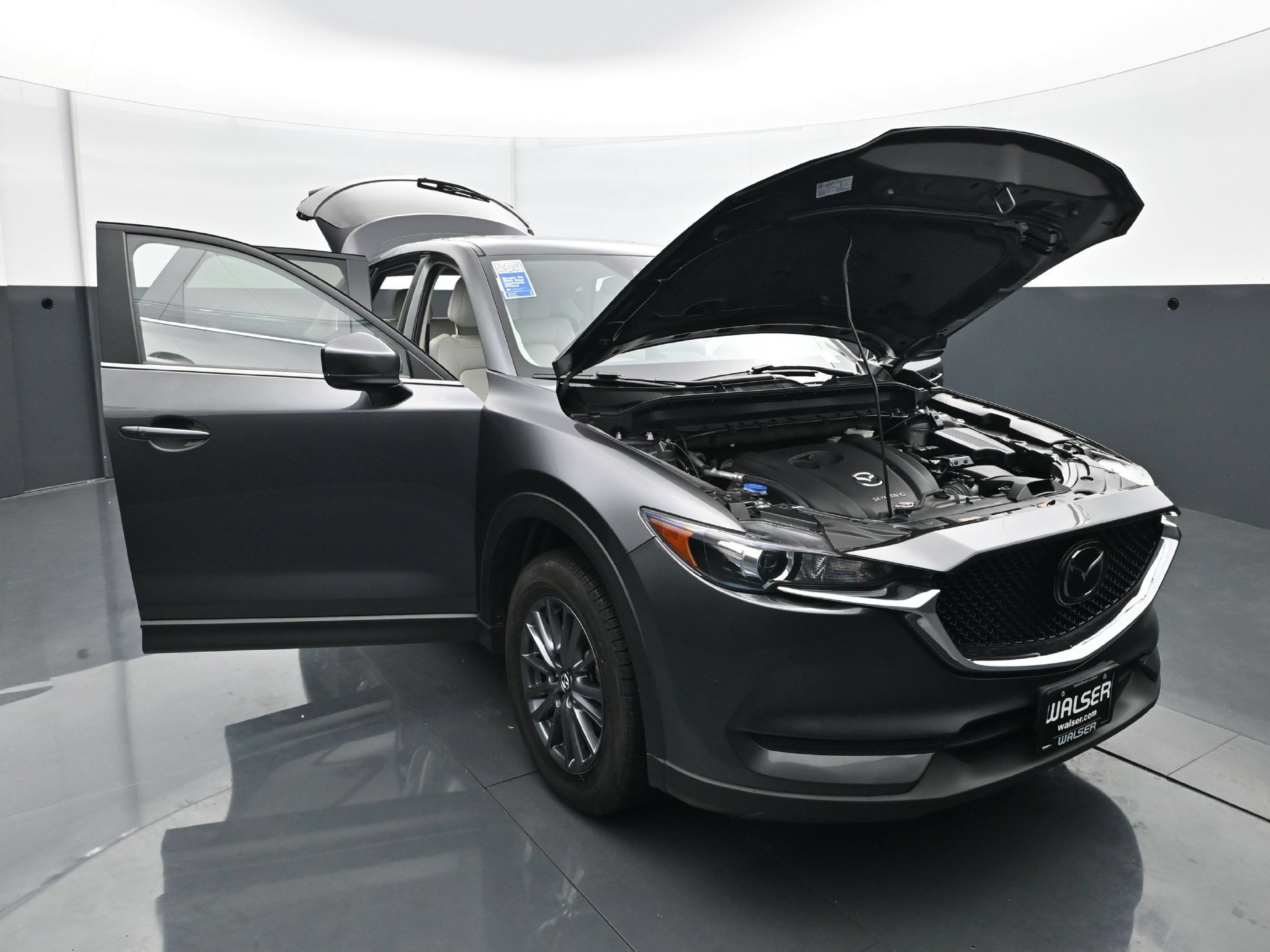 Used 2021 Machine Gray Metallic Mazda Touring AWD image 39