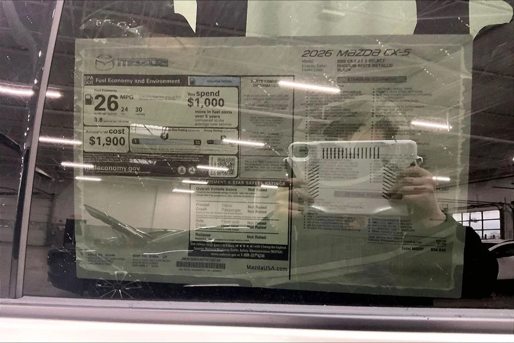 New 2026 Rhodium White Metallic Mazda 2.5 S Select AWD image 13