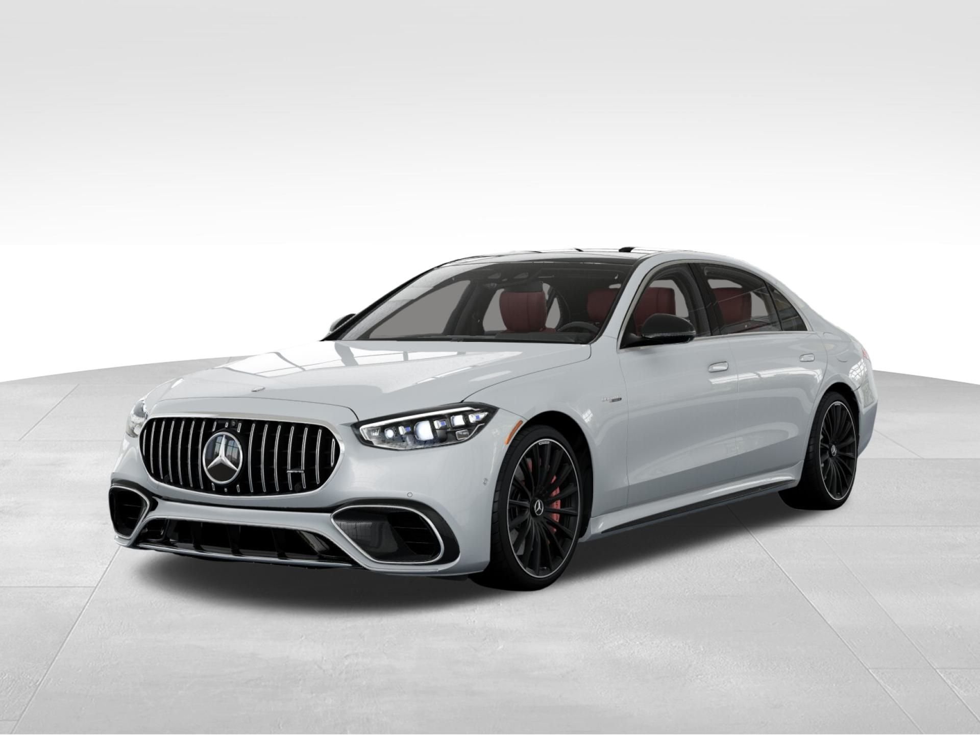 New 2026 MANUFAKTUR Moonlight White Metallic Mercedes-Benz S 63 E AMG® image 1