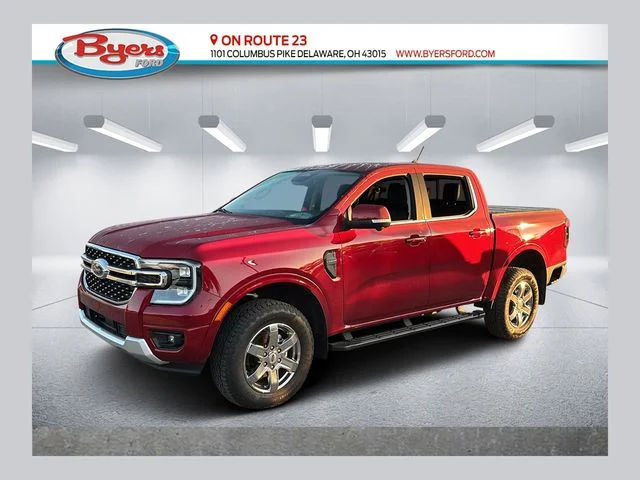 Used 2025 Red Ford Lariat image 1
