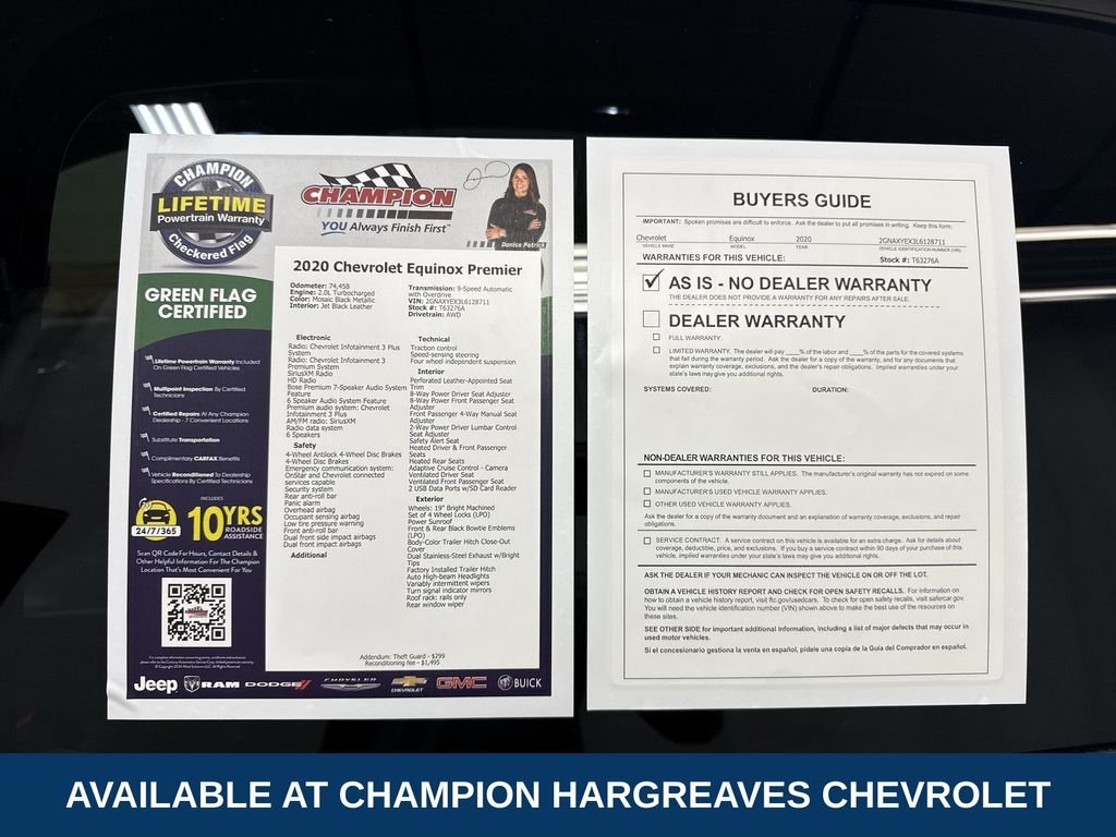 Used 2020 Black Metallic Chevrolet Premier image 43
