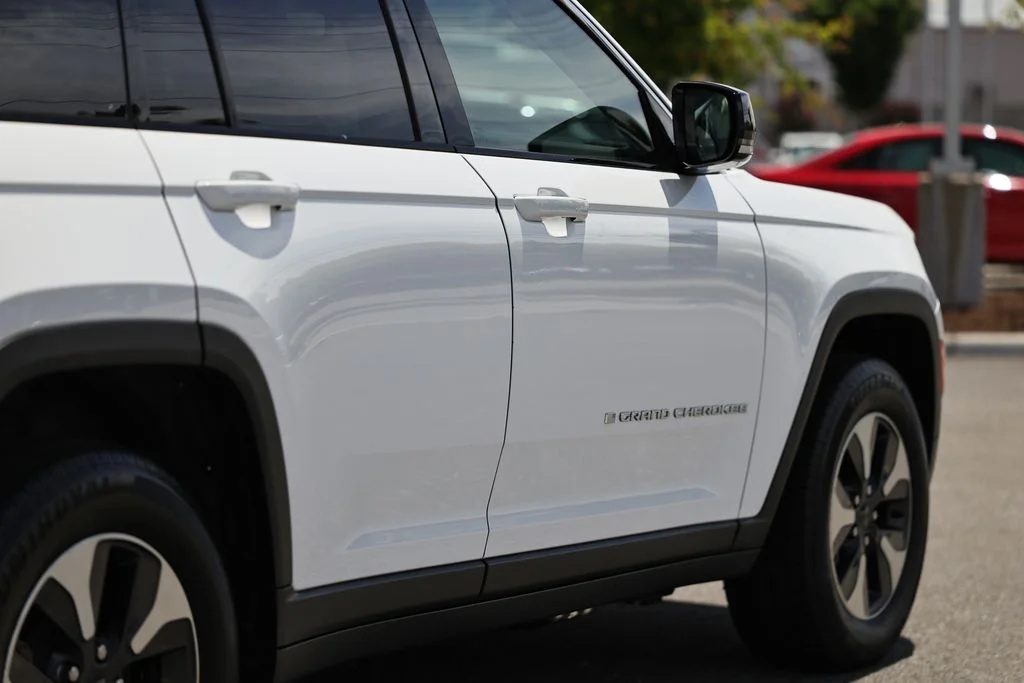 Used 2024 Bright White Clearcoat Jeep 4xe image 8