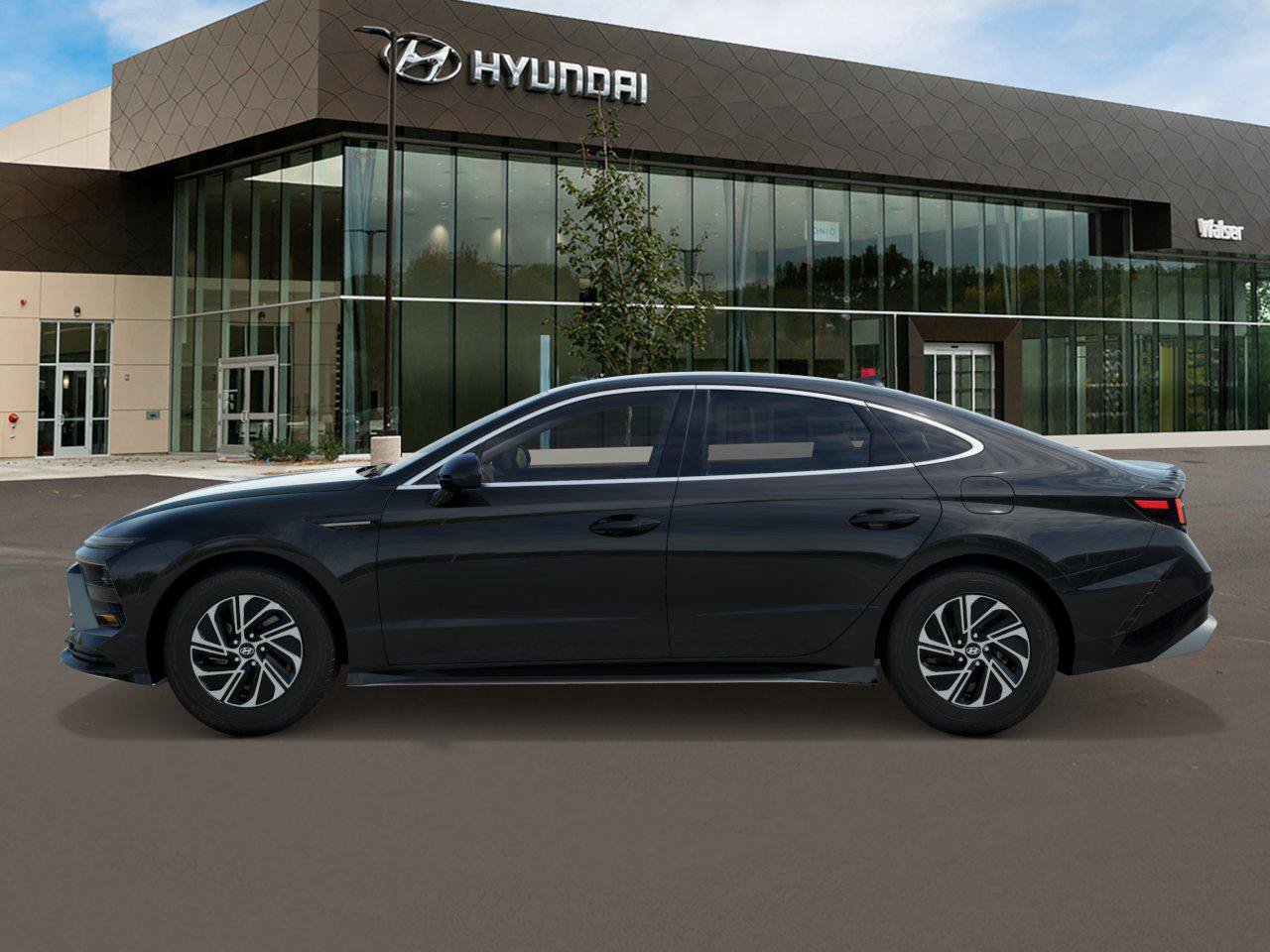 New 2026 Abyss Black Hyundai Blue FWD image 4