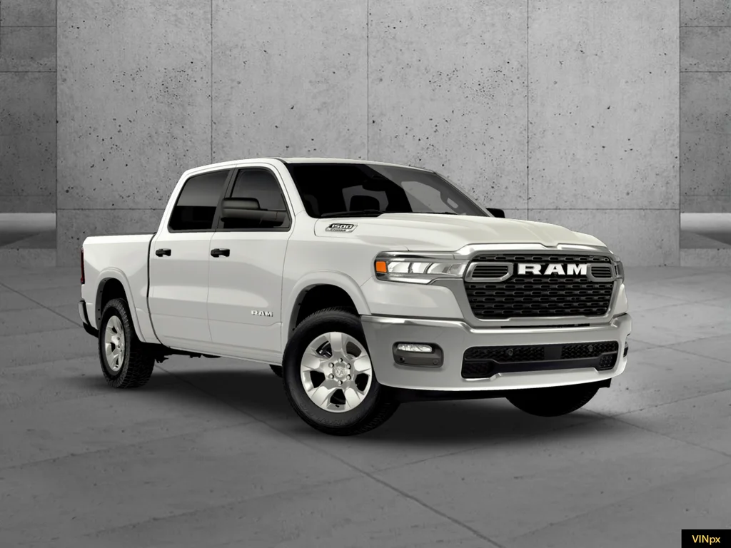 New 2026 Bright White Clear-Coat Exterior Paint RAM Big Horn/Lone Star image 10