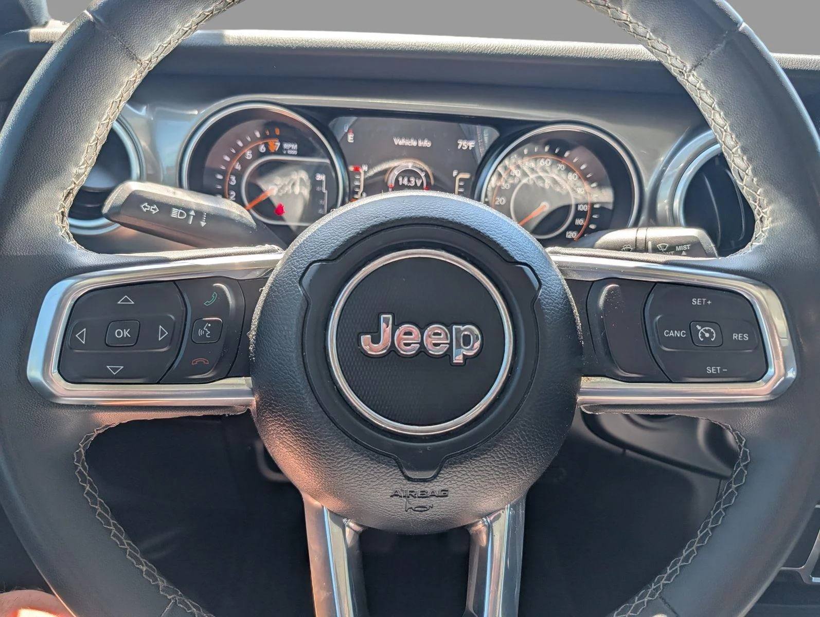 Used 2023 Bright White Clearcoat Jeep Overland image 21