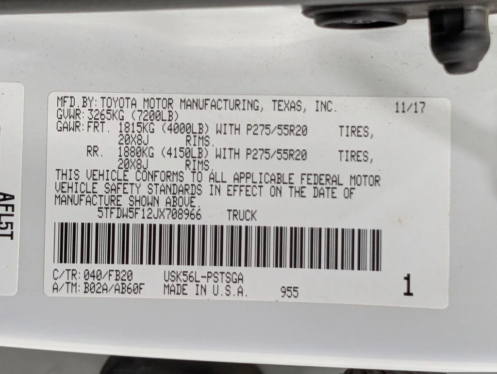 Certified Used 2018 Super White Toyota SR5 image 26