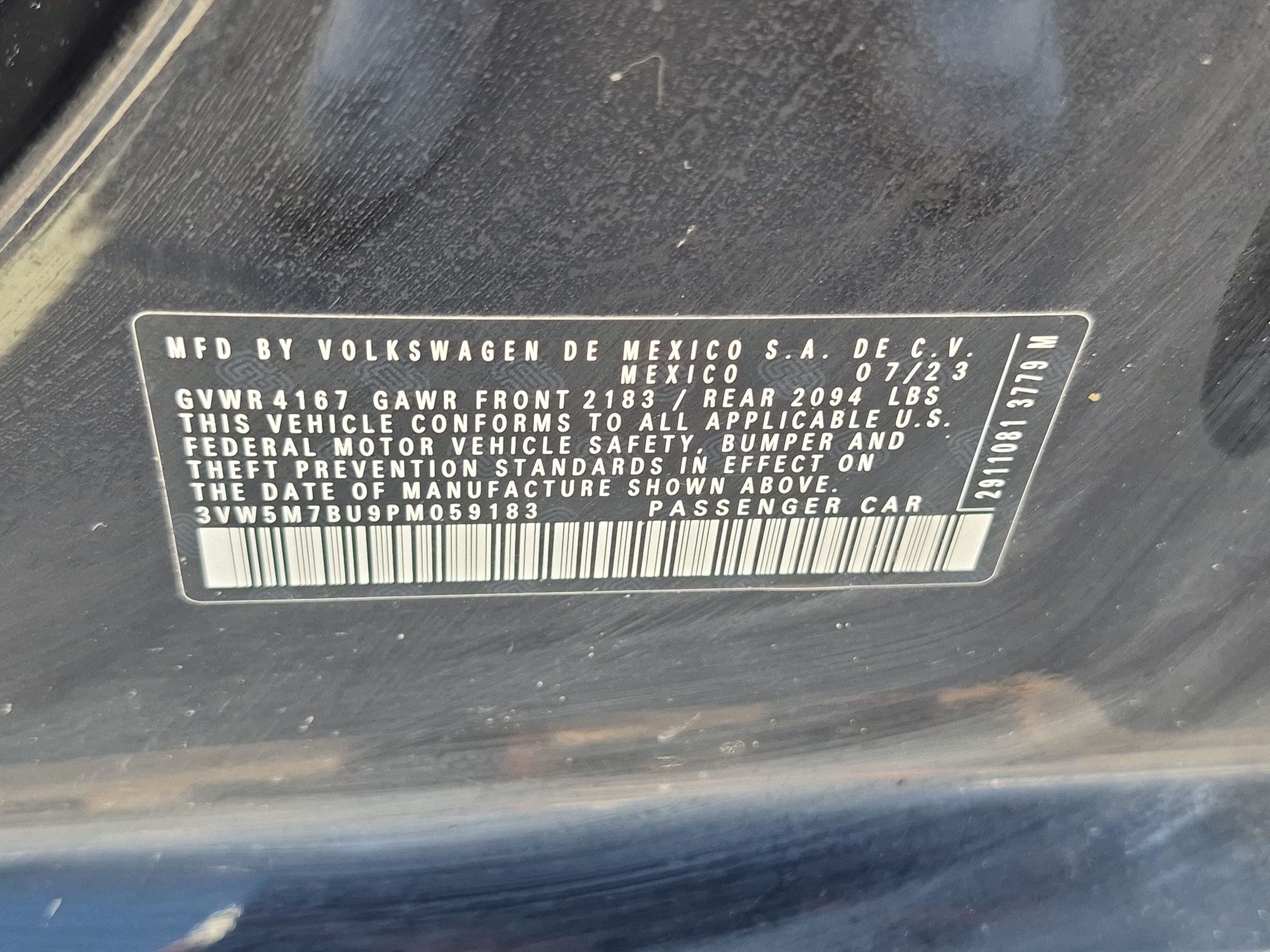 Certified Used 2023 Deep Black Pearl Volkswagen S image 33