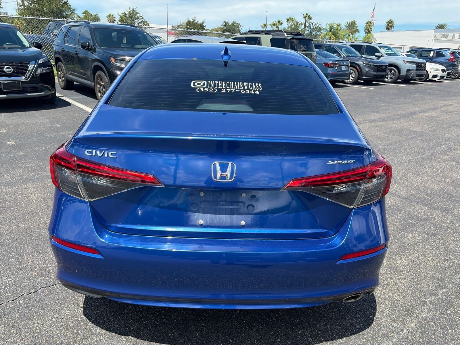 Used 2022 Blue Honda Sport image 6