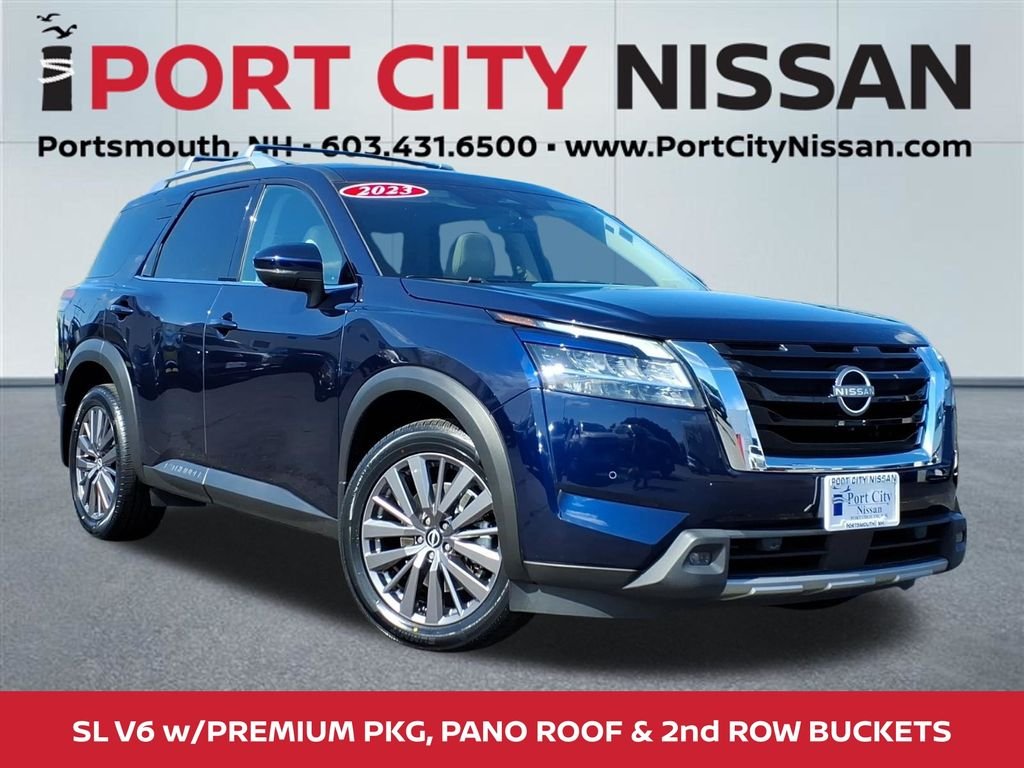 Used 2023 Deep Ocean Blue Nissan SL v6 premium image 1