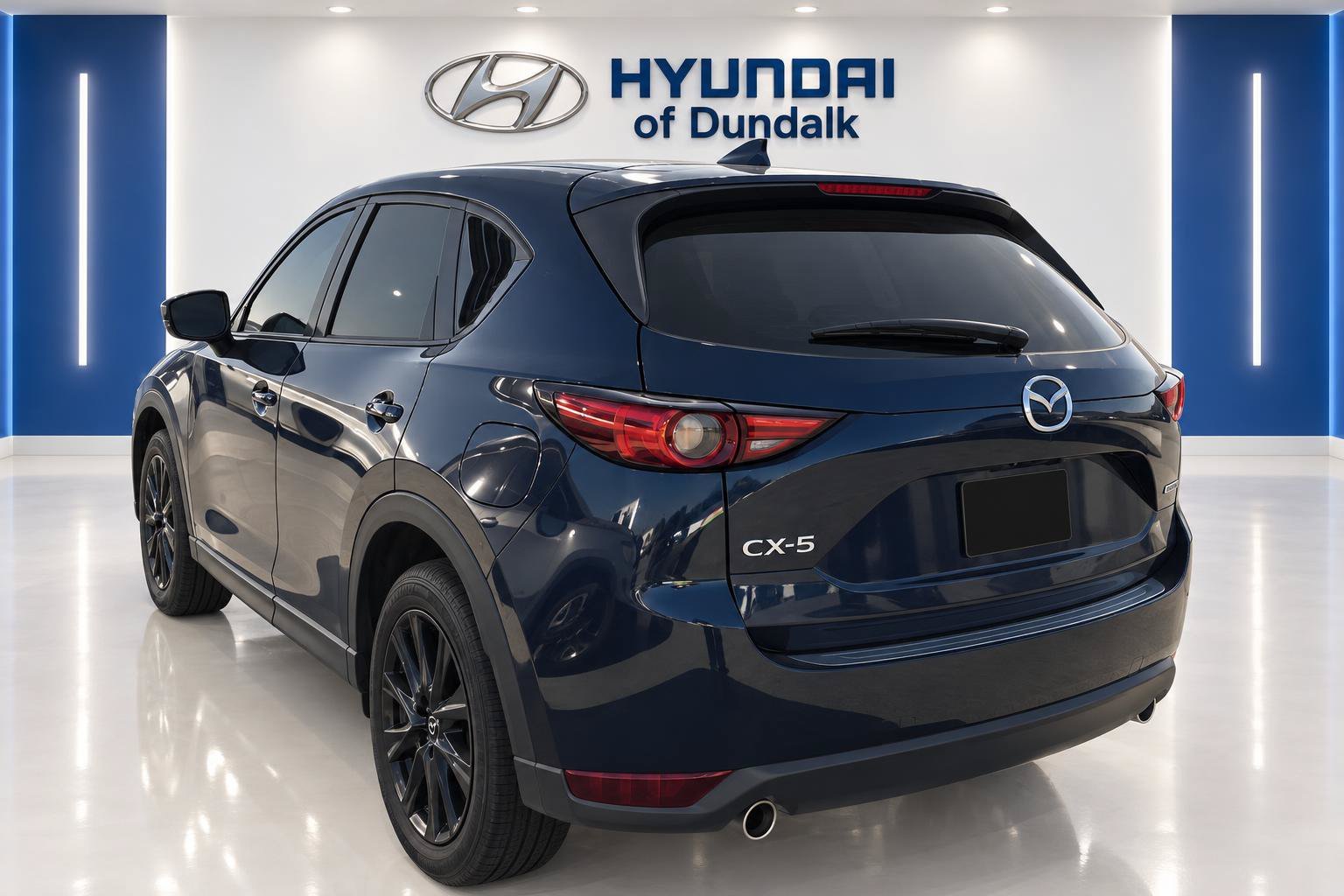 Used 2021 Blue Mazda Grand Touring image 3