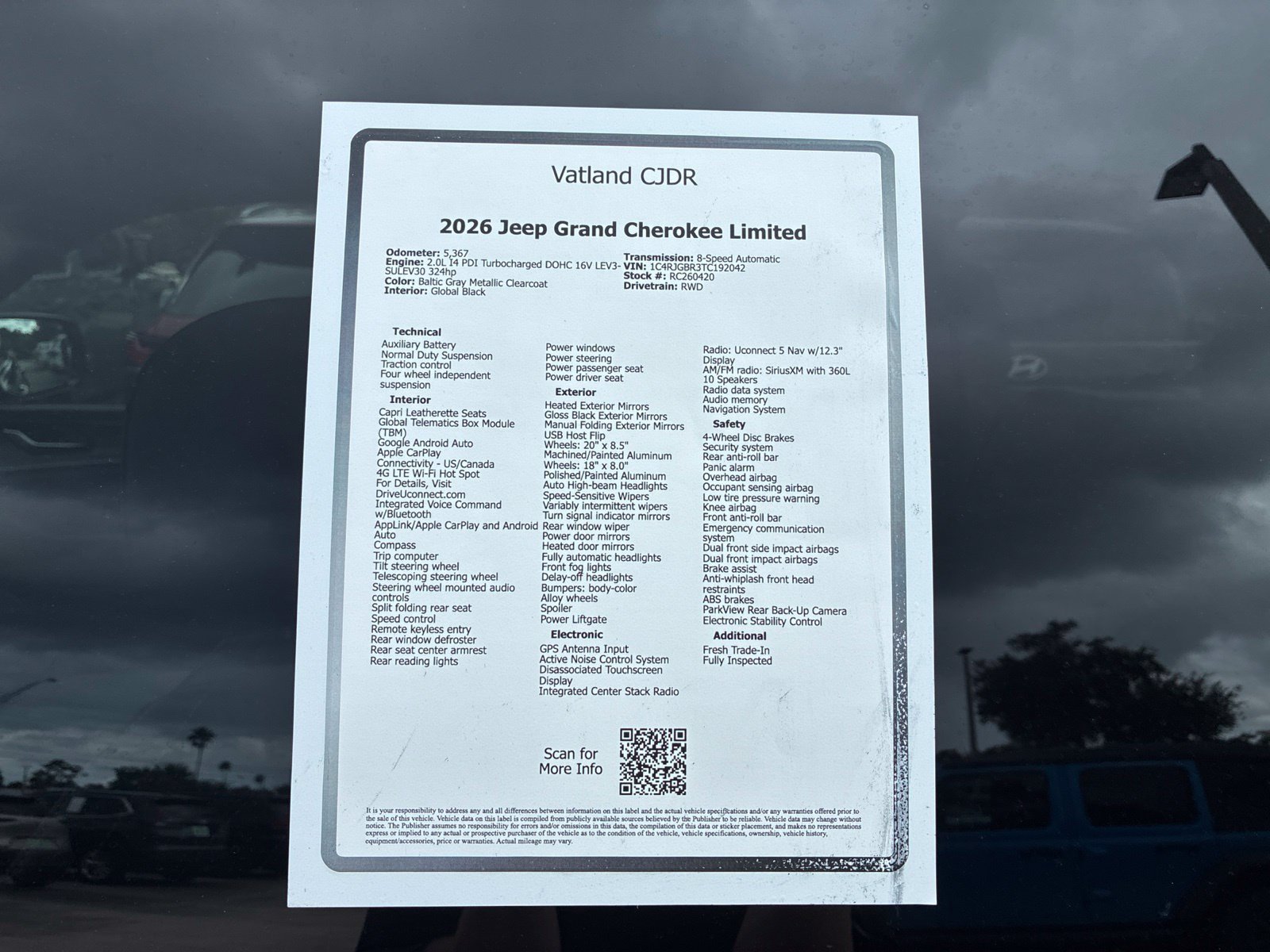 Used 2026 Gray Jeep Limited image 40
