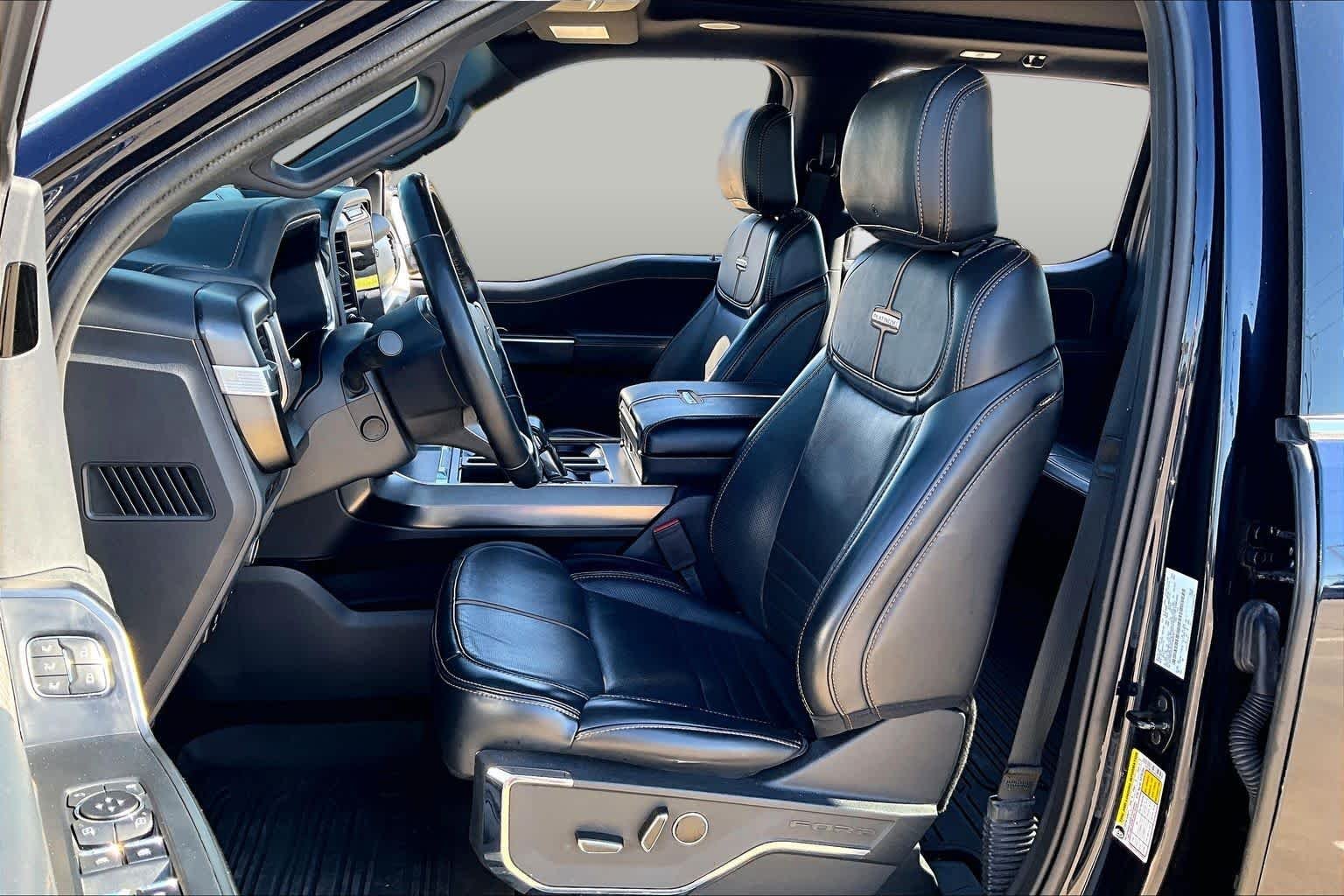 Used 2023 Antimatter Blue Metallic Ford Platinum image 8