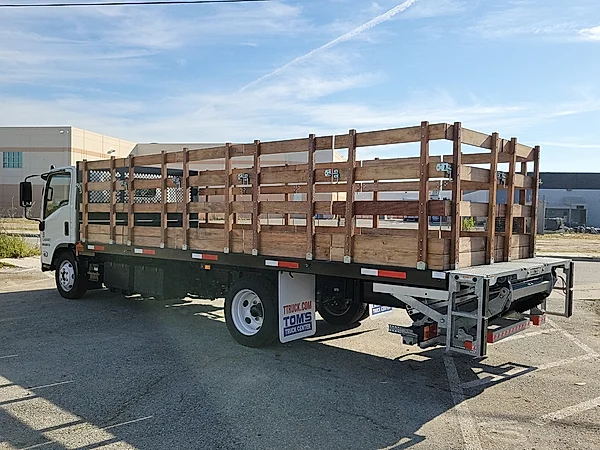 Certified Used 2025 White Isuzu Stakebed image 5