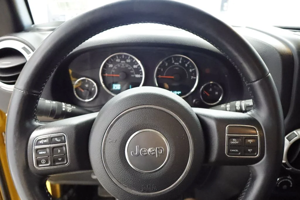 Used 2015 Yellow Jeep Rubicon image 19