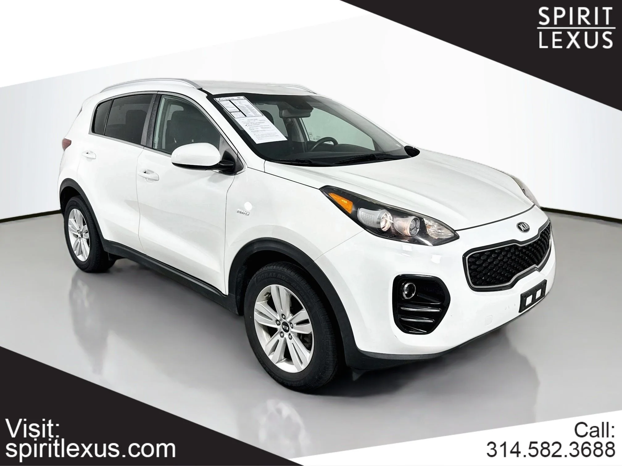 Used 2019 Clear White Kia LX image 1
