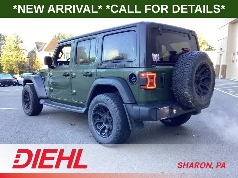 Used 2021 Green Jeep Unlimited Sport S image 5