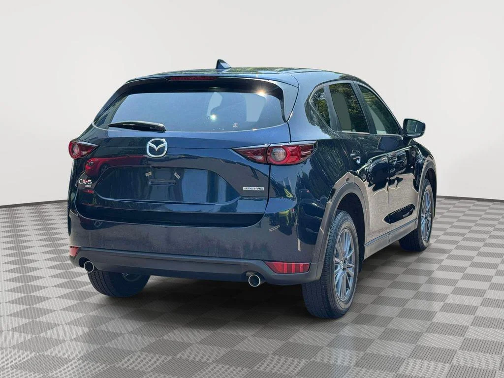 Certified Used 2021 Deep Crystal Blue Mica Mazda Touring image 4