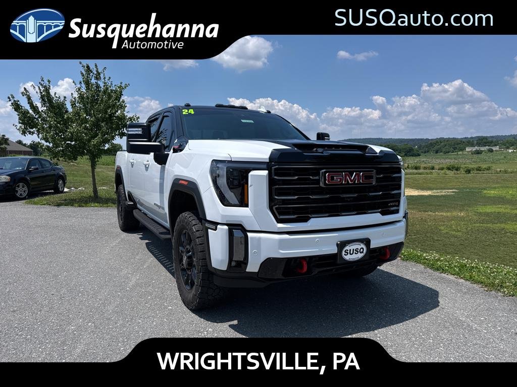 Summit White 2024 GMC Sierra 3500HD Pickup Truck Four-Wheel Drive Automatic