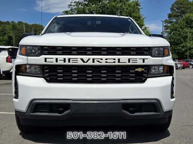 Used 2021 Chevrolet Silverado 1500 Custom with VIN 3GCPWBEHXMG184288 for sale in Little Rock