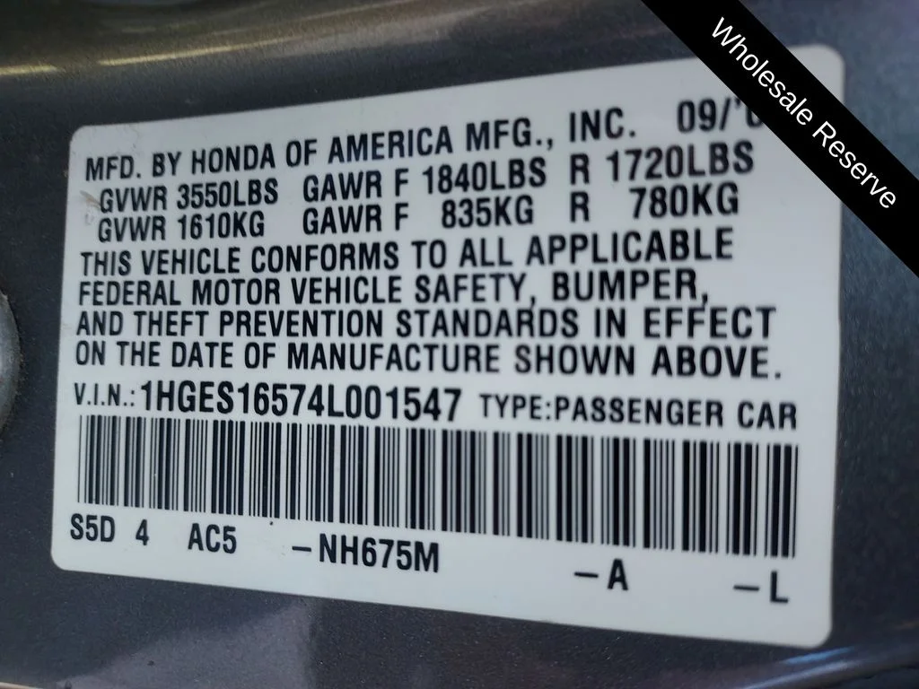 Used 2004 Black Honda LX image 32