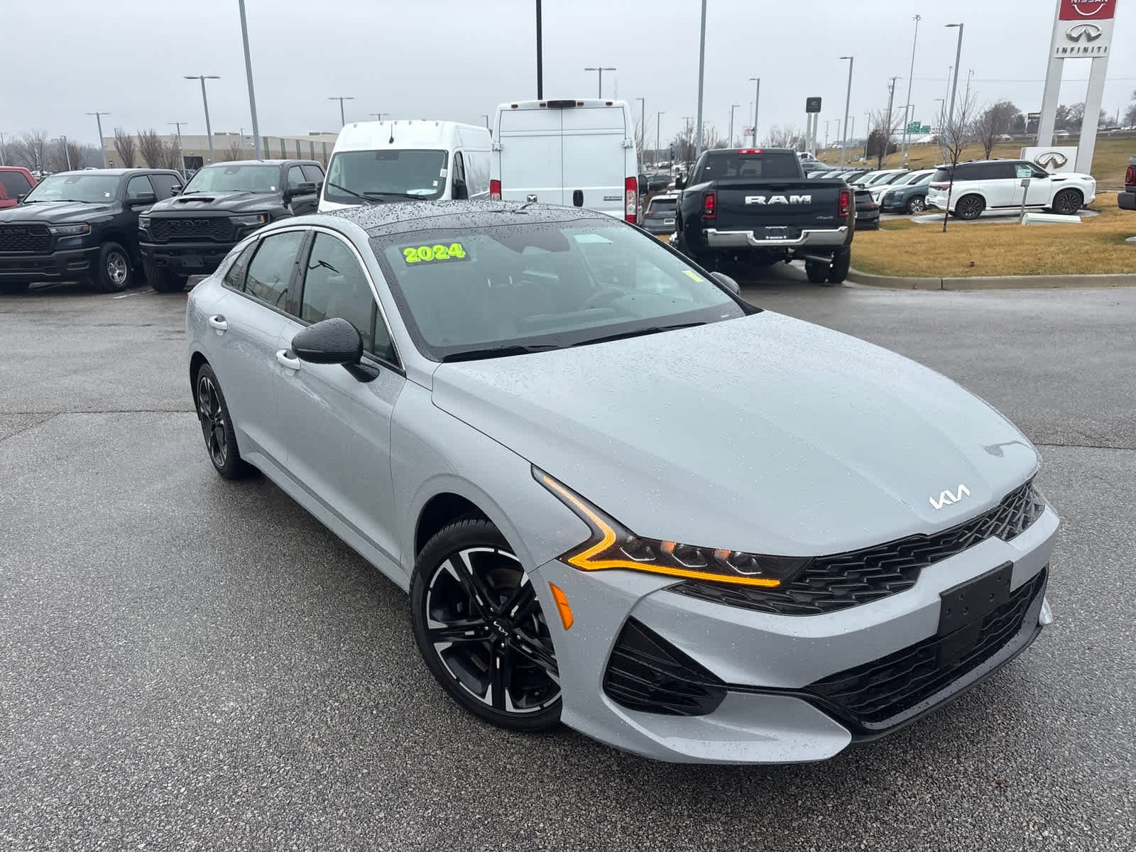 Used 2024 Kia K5 GT-Line with VIN 5XXG64J20RG250225 for sale in Kansas City