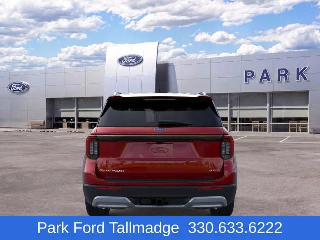 New 2026 Rapid Red Metallic Tinted Clearcoat Ford Platinum image 5