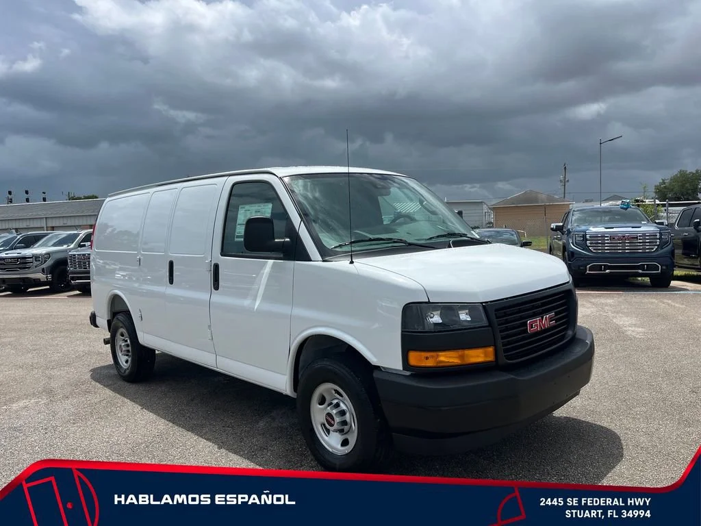 New 2026 Summit White GMC Work Van image 2