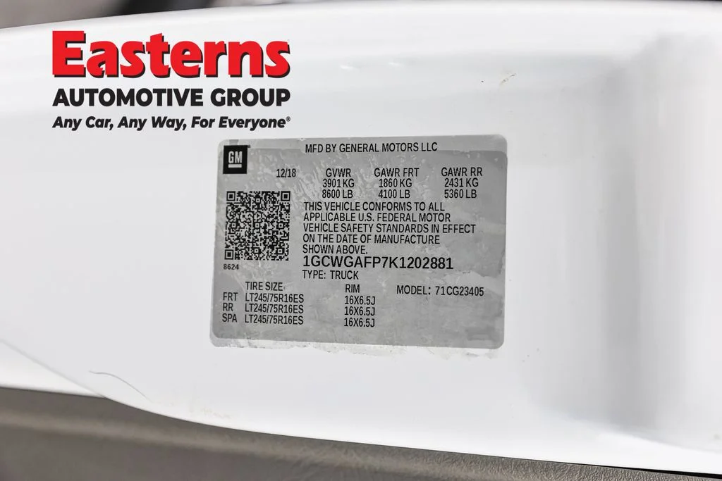 Used 2019 White Chevrolet Work Van image 30