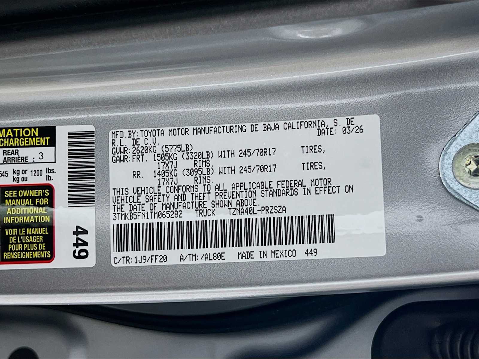 2026 Toyota Tacoma — photo 20
