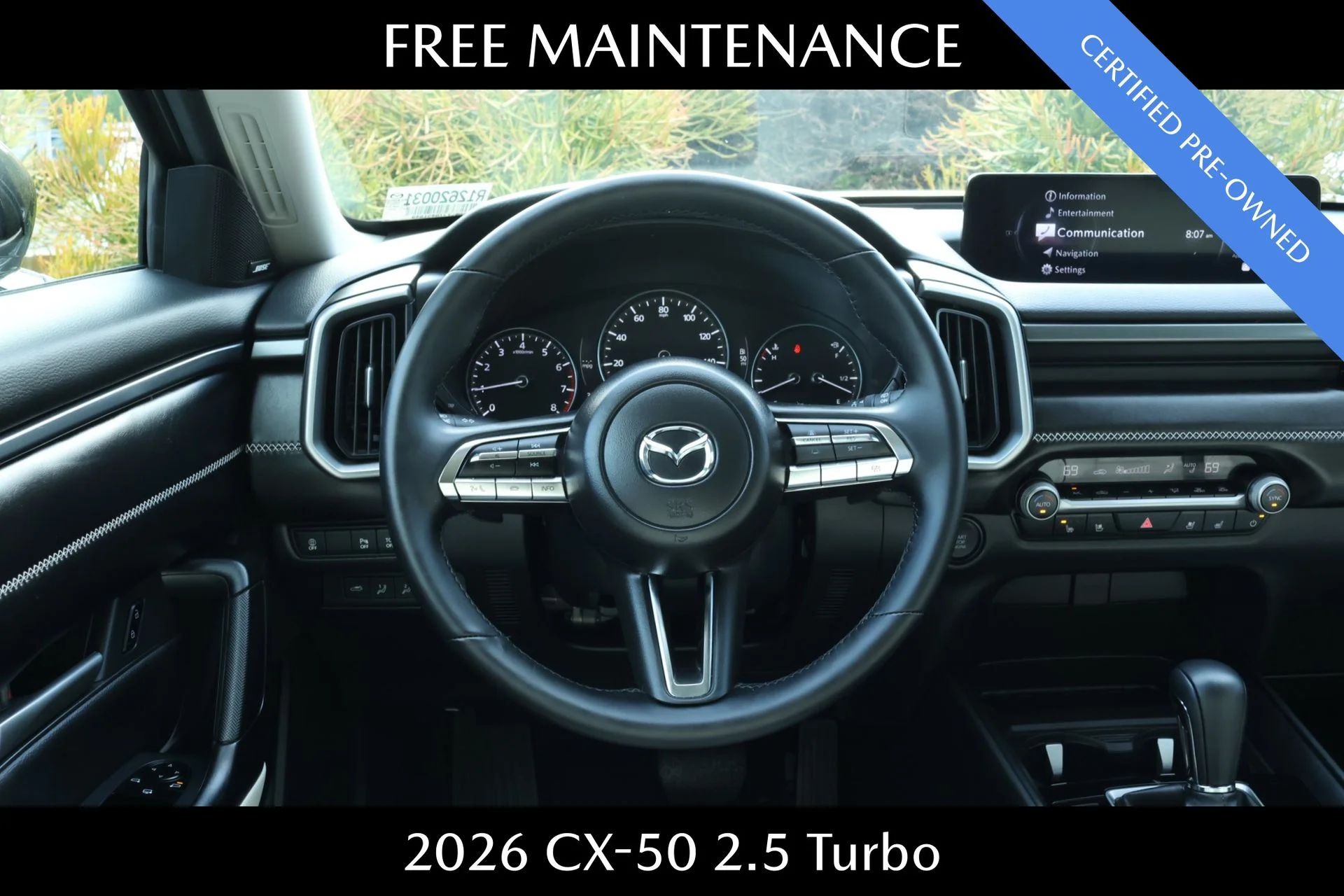 Certified Used 2026 Gray Mazda 2.5 Turbo image 8