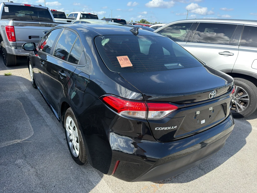 Used 2024 Midnight Black Metallic Toyota LE image 4