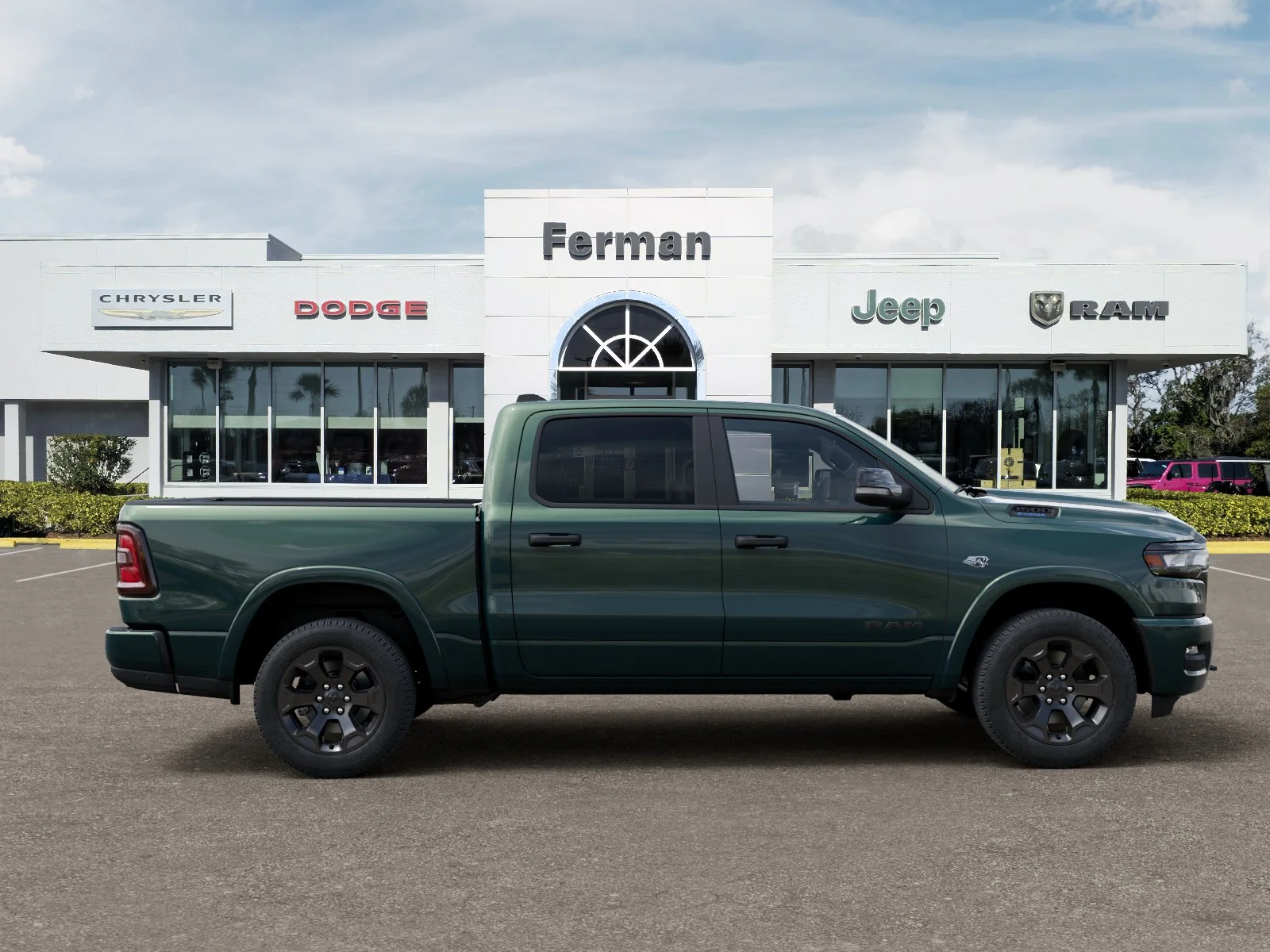 New 2026 Serrano-Green Metallic Exterior Paint RAM Big Horn/Lone Star image 51