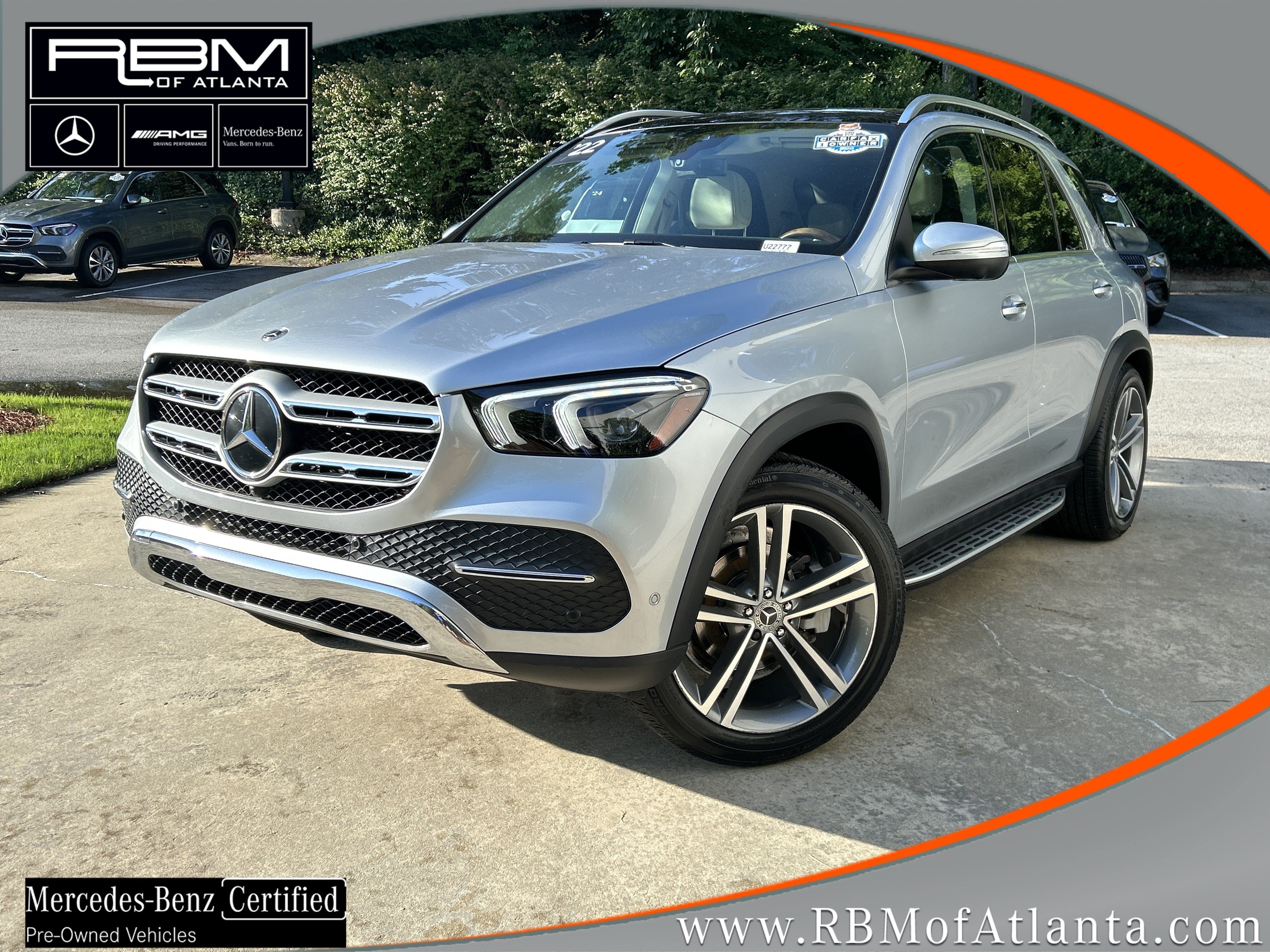Certified Used 2022 Cirrus Silver Metallic Mercedes-Benz GLE 350 SUV image 1