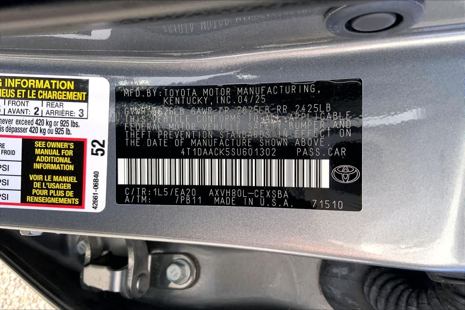 Used 2025 Heavy Metal Toyota SE image 36