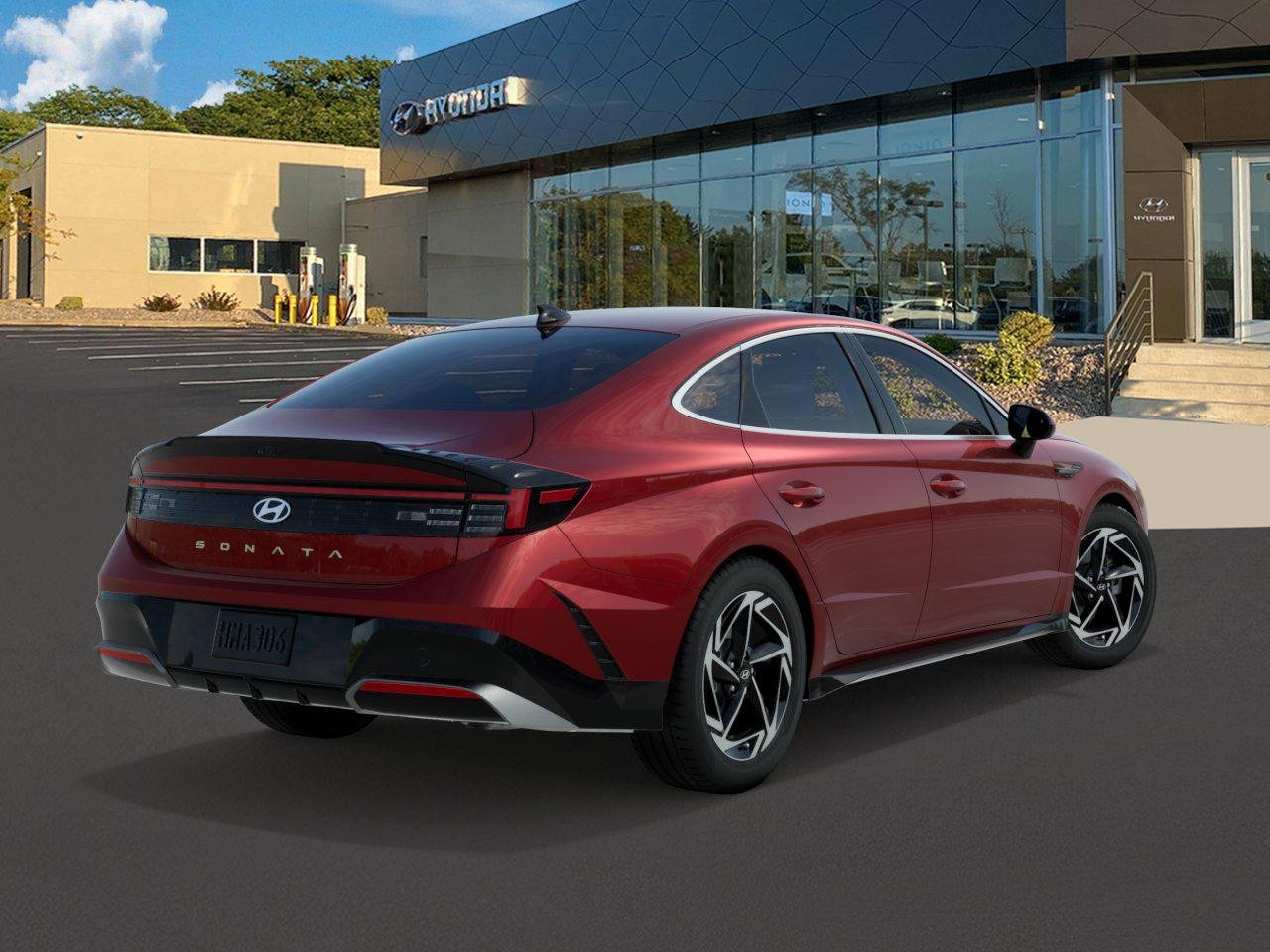 New 2026 Red Hyundai SEL Sport image 4